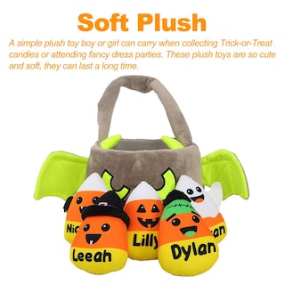 Foto 4 | Foto 4 | Cesta De Caramelos De Peluche Estilo Halloween Para Niños - Venta Internacional.