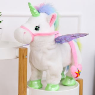 Foto 4 | Foto 4 | Juguete De Peluche Eléctrico Con Forma De Unicornio Para Caminar - Venta Internacional.