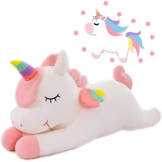 Foto 2 | Foto 2 | Peluche con Forma de Unicornio 25 cm Blanco Calidad Kawaii - Venta Internacional