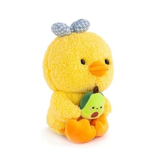 Foto 2 | Foto 2 | Peluche De Peluche De Pato Amarillo Con Cinta, 24 Cm - Venta Internacional.