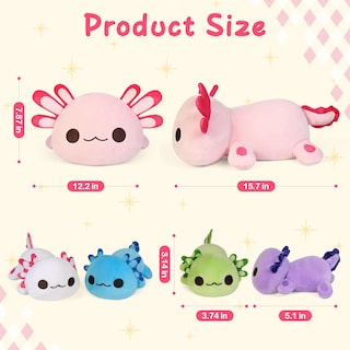 Foto 6 | Foto 6 | Juguetes De Peluche Kmuysl Axolotl Mommy Con 4 Bebés De 40 Cm Para Niños Mayores De 3 Años - Venta Internacional.