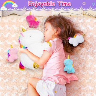 Foto 6 | Foto 6 | Peluche Mamá Unicornio con 4 Unicornios Bebés para Niñas - Venta Internacional