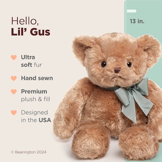Foto 2 | Foto 2 | Oso de Peluche Bearington Baby Gus The Brown 33 cm - Venta Internacional
