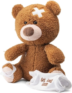 Foto 6 | Foto 6 | Oso De Peluche Prextex Get Well Soon De 30 Cm - Venta Internacional.