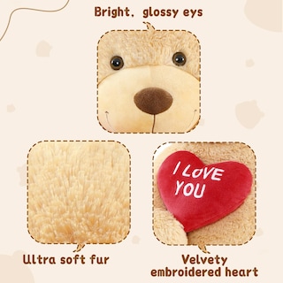 Foto 7 | Foto 7 | Peluche Gigante Mao Golan de 36 Pulgadas Con Texto Te Amo - Venta Internacional