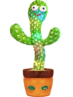 Foto 1 | Foto 1 | Juguete para Imitar a Un Bebé Dancing Talking Cactus con Led 120 Canciones - Venta Internacional
