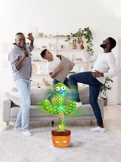 Foto 5 | Foto 5 | Juguete para Imitar a Un Bebé Dancing Talking Cactus con Led 120 Canciones - Venta Internacional