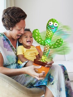 Foto 6 | Foto 6 | Juguete para Imitar a Un Bebé Dancing Talking Cactus con Led 120 Canciones - Venta Internacional