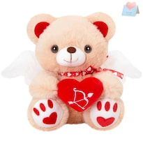 Oso de Peluche Wewill 20 cm con Alas de Cupido - Venta Internacional