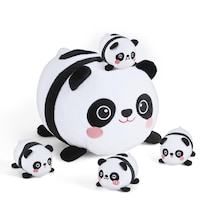 Mamá Panda de Peluche Kmuysl con 4 Bebés - Venta Internacional