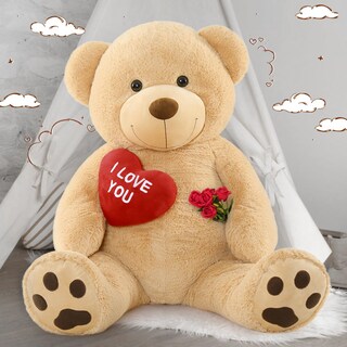 Foto 5 | Foto 5 | Oso de Peluche Gigante MaoGolan con Corazón Rojo de 6 Pies de Altura - Venta Internacional