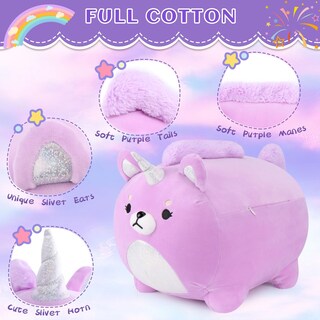 Foto 2 | Foto 2 | Peluche Auspicious Beginning Unicorn Shiba Inu Morado - Venta Internacional