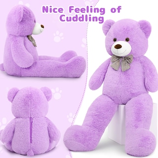 Foto 2 | Foto 2 | Oso de Peluche MaoGoLan Tamaño Grande Púrpura 120 cm - Venta Internacional