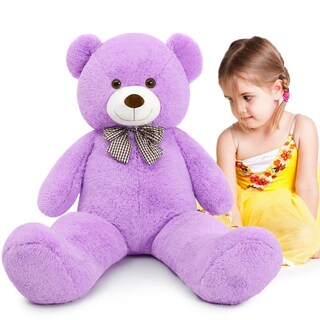 Foto 6 | Foto 6 | Oso de Peluche MaoGoLan Tamaño Grande Púrpura 120 cm - Venta Internacional