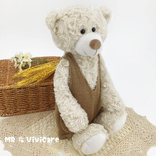 Foto 7 | Foto 7 | Oso de Peluche Mr. Vivicare de 13.5 Pulgadas color Crema Y Beige - Venta Internacional