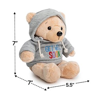 Foto 5 | Foto 5 | Oso de Peluche Ganz Get Well con Capucha - Venta Internacional