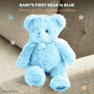 Foto 5 | Foto 5 | Peluche Bearington De Peluche Azul De 30 Cm - Venta Internacional.