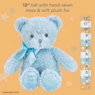 Foto 6 | Foto 6 | Peluche Bearington De Peluche Azul De 30 Cm - Venta Internacional.