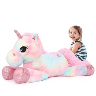 Foto 1 | Foto 1 | Peluche Tezituor con Forma de Unicornio Gigante 110 cm - Venta Internacional