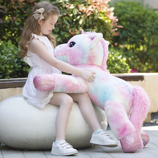 Foto 4 | Foto 4 | Peluche Tezituor con Forma de Unicornio Gigante 110 cm - Venta Internacional
