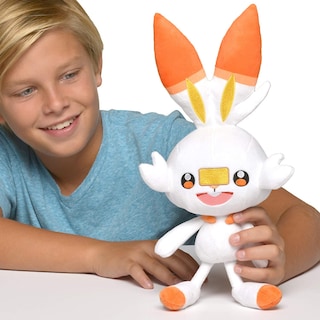 Foto 5 | Foto 5 | Peluche Pokémon Espada Y Escudo Oficial 8'' Scorbunny - Venta Internacional