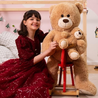 Foto 4 | Foto 4 | Oso De Peluche Morismos Personalizado De 1 M Para Baby Shower - Venta Internacional