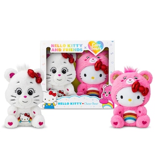 Foto 1 | Foto 1 | Peluche Care Bears Hello Kitty Loves Cheer Bear 25 cm Paquete de 2 - Venta Internacional