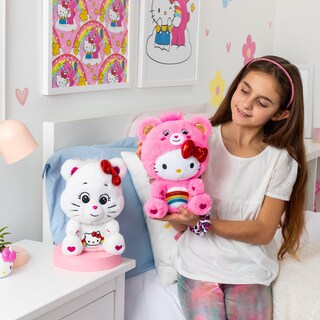 Foto 3 | Foto 3 | Peluche Care Bears Hello Kitty Loves Cheer Bear 25 cm Paquete de 2 - Venta Internacional