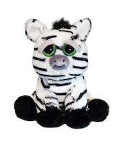 Peluche Feisty Pets Zebra Idiotic Ian 8.5 Pulgadas - Venta Internacional