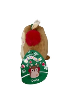 Foto 2 | Foto 2 | Peluche Squishmallows Oficial Kellytoy Christmas 2023 Darla Fawn Reindeer de 5 Pulgadas - Venta Internacional