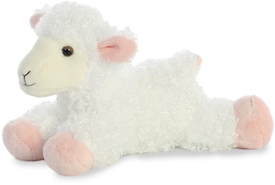 Foto 1 | Foto 1 | Animal De Peluche Aurora Adorable Miniflopsie™ Lana™, 20 Cm, Color Blanco - Venta Internacional.