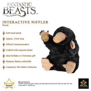 Foto 3 | Foto 3 | Marioneta De Peluche The Noble Collection Wizarding World Niffler - Venta Internacional.