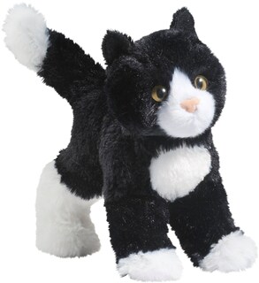 Foto 1 | Foto 1 | Peluche Douglas Snippy, Gato Blanco Y Negro, 20 Cm - Venta Internacional.