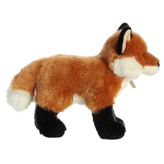 Foto 3 | Foto 3 | Animal De Peluche Aurora Realistic Miyoni Fox Brown 25 Cm - Venta Internacional.