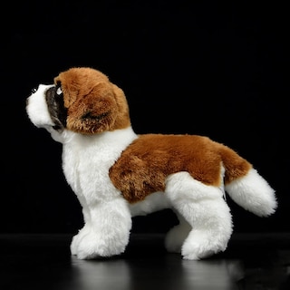 Foto 3 | Foto 3 | Juguete De Peluche Fabricado Por Zhongxin, Simulación De Perro San Bernardo, 30 Cm - Venta Internacional.
