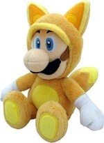 Peluche Little Buddy Oficial De Super Mario Kitsune Fox Luigi - Venta Internacional.