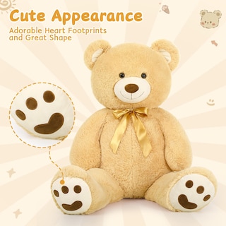 Foto 6 | Foto 6 | Oso De Peluche Gigante Morismos De 150 Cm Con Huellas - Venta Internacional.