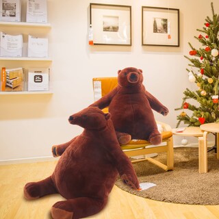Foto 6 | Foto 6 | Peluche Snowolf Djungelskog, Oso Gigante, 60 Cm, Color Marrón - Venta Internacional.