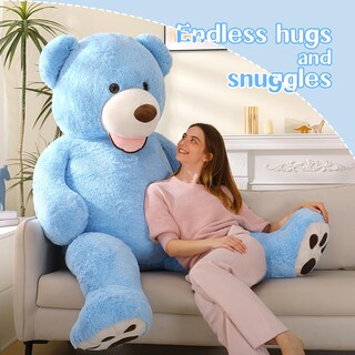 Foto 6 | Foto 6 | Peluche Gigante Maogolan De Peluche, 180 Cm, Azul, Regalo De San Valentín - Venta Internacional.