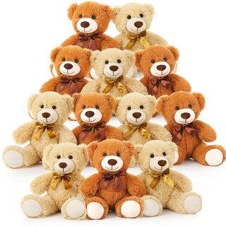 Foto 1 | Foto 1 | Animales De Peluche Morismos De 14 Pulgadas De Teddy Bears, 12 Paquetes - Venta Internacional.