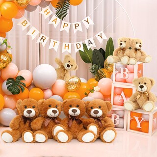 Foto 4 | Foto 4 | Animales De Peluche Morismos De 14 Pulgadas De Teddy Bears, 12 Paquetes - Venta Internacional.