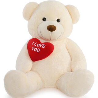Foto 7 | Foto 7 | Oso De Peluche Mao Golan, Tamaño Grande, 152 Cm De Alto, Con La Letra «te Quiero», Corazón Rojo - Venta Internacional.