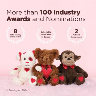 Foto 4 | Foto 4 | Oso De Peluche Bearington Harry Heartstrings 40 Cm Para El Día De San Valentín - Venta Internacional.