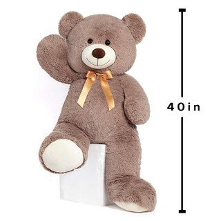 Foto 2 | Foto 2 | Peluche Teddy Bear Tezituor, Tamaño Grande, 100 Cm, Color Marrón - Venta Internacional.