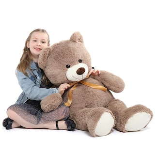 Foto 4 | Foto 4 | Peluche Teddy Bear Tezituor, Tamaño Grande, 100 Cm, Color Marrón - Venta Internacional.