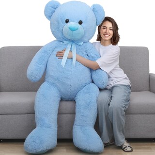 Foto 1 | Foto 1 | Oso De Peluche Gigante Tezituor, 150 Cm, De Peluche, Azul - Venta Internacional.