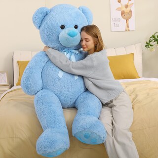 Foto 5 | Foto 5 | Oso De Peluche Gigante Tezituor, 150 Cm, De Peluche, Azul - Venta Internacional.