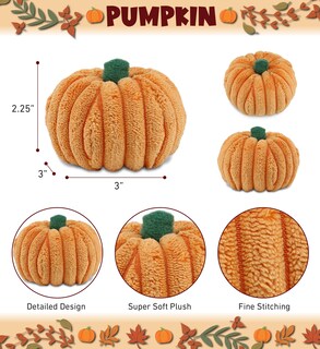 Foto 3 | Foto 3 | Muñeca De Peluche Con Forma De Calabaza Pequeña Para Peluche Con Osito De Peluche - Venta Internacional.