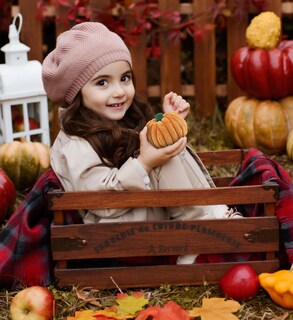 Foto 5 | Foto 5 | Muñeca De Peluche Con Forma De Calabaza Pequeña Para Peluche Con Osito De Peluche - Venta Internacional.