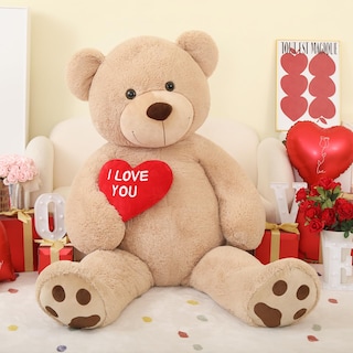 Foto 3 | Foto 3 | Oso De Peluche Gigante Tezituor De 180 Cm Con Corazón Rojo - Venta Internacional.